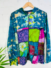 Patch Zip Hoodie