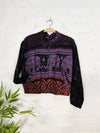 Soft Blanket Zip Crop jacket