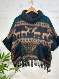Soft Blanket Roll Neck Crop Jumper
