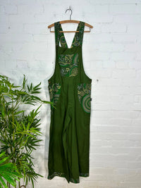 Screen Print Long Dungarees