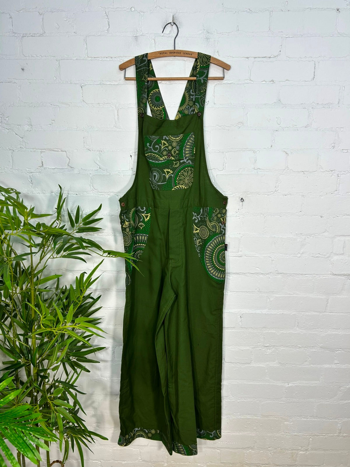 Screen Print Long Dungarees