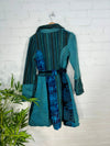 Patchwork Gheri Belted Coat