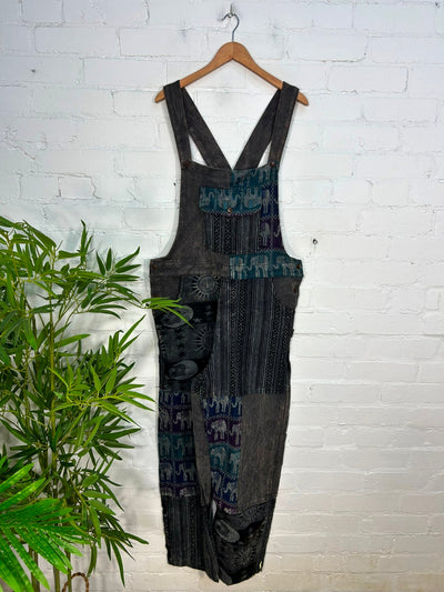 Patchwork Gheri Dungarees
