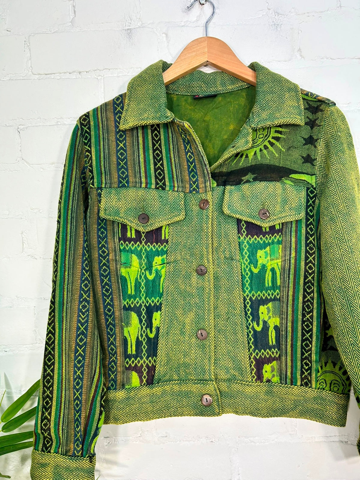 Patchwork Gheri Short Jacket