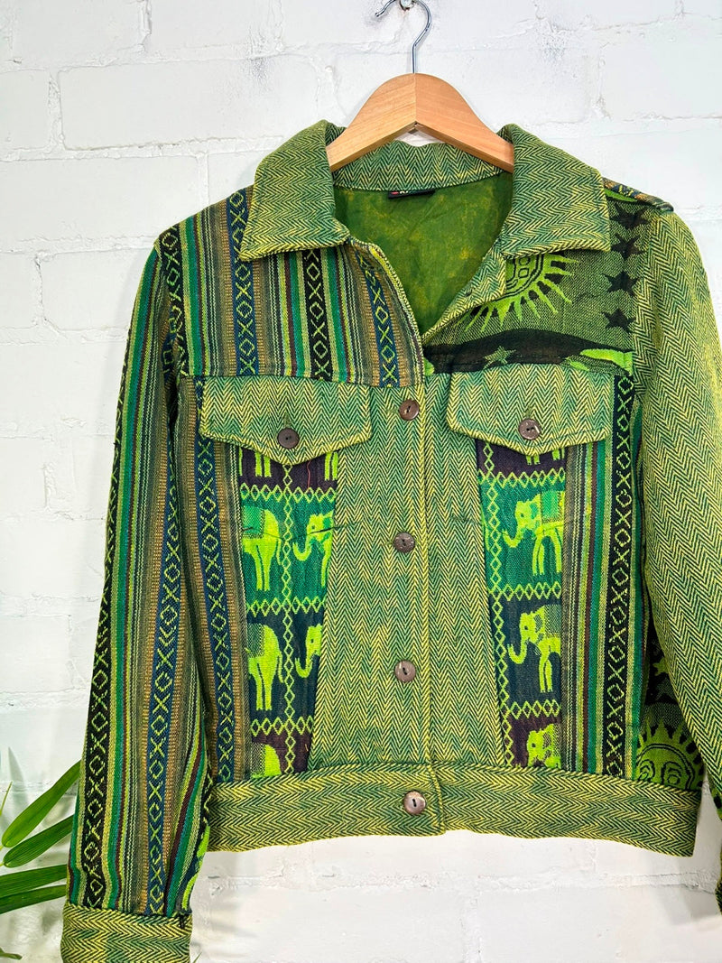 Patchwork Gheri Short Jacket