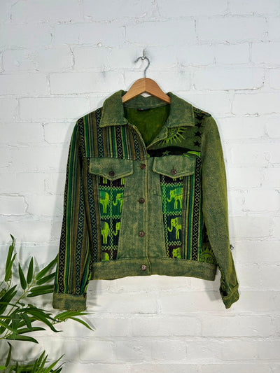 Patchwork Gheri Short Jacket