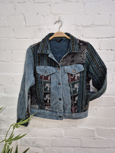 Patchwork Gheri Short Jacket