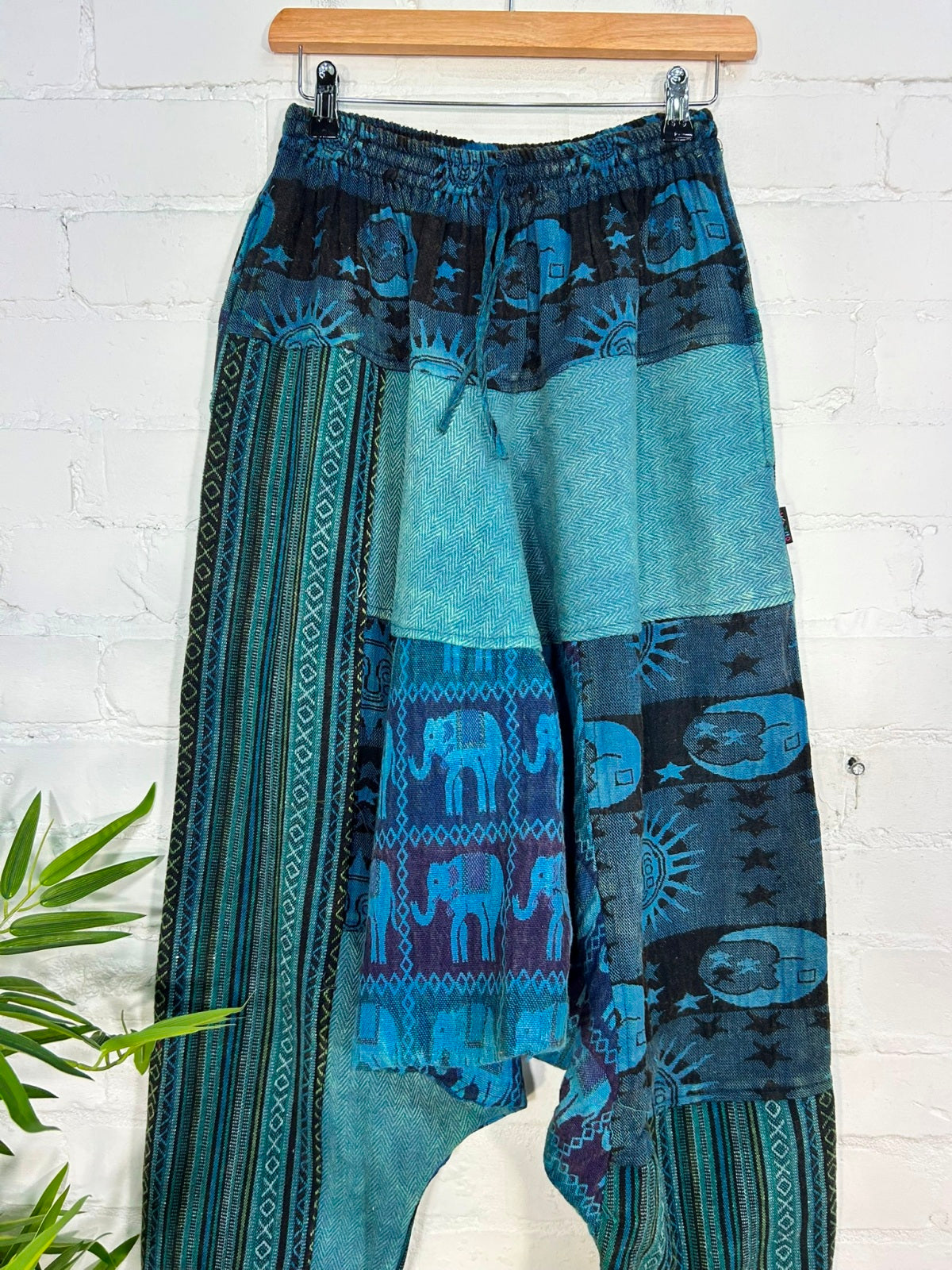 Elephant and Celestial Gheri Afghani Trousers