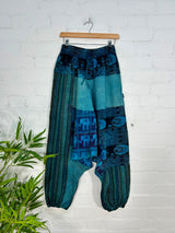 Elephant and Celestial Gheri Afghani Trousers