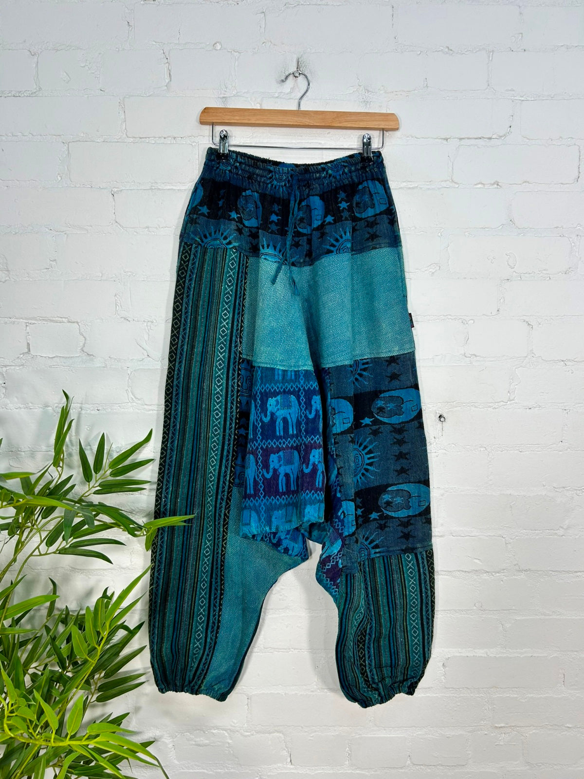 Elephant and Celestial Gheri Afghani Trousers