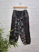 Elephant and Celestial Gheri Harem Trousers