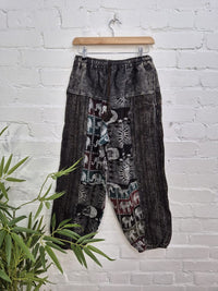 Elephant and Celestial Gheri Harem Trousers