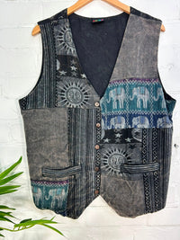 Patchwork Gheri Waistcoat