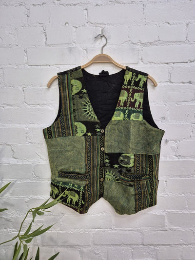 Patchwork Gheri Waistcoat