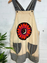 Tie Dye and Gheri Short Dungaree Dress