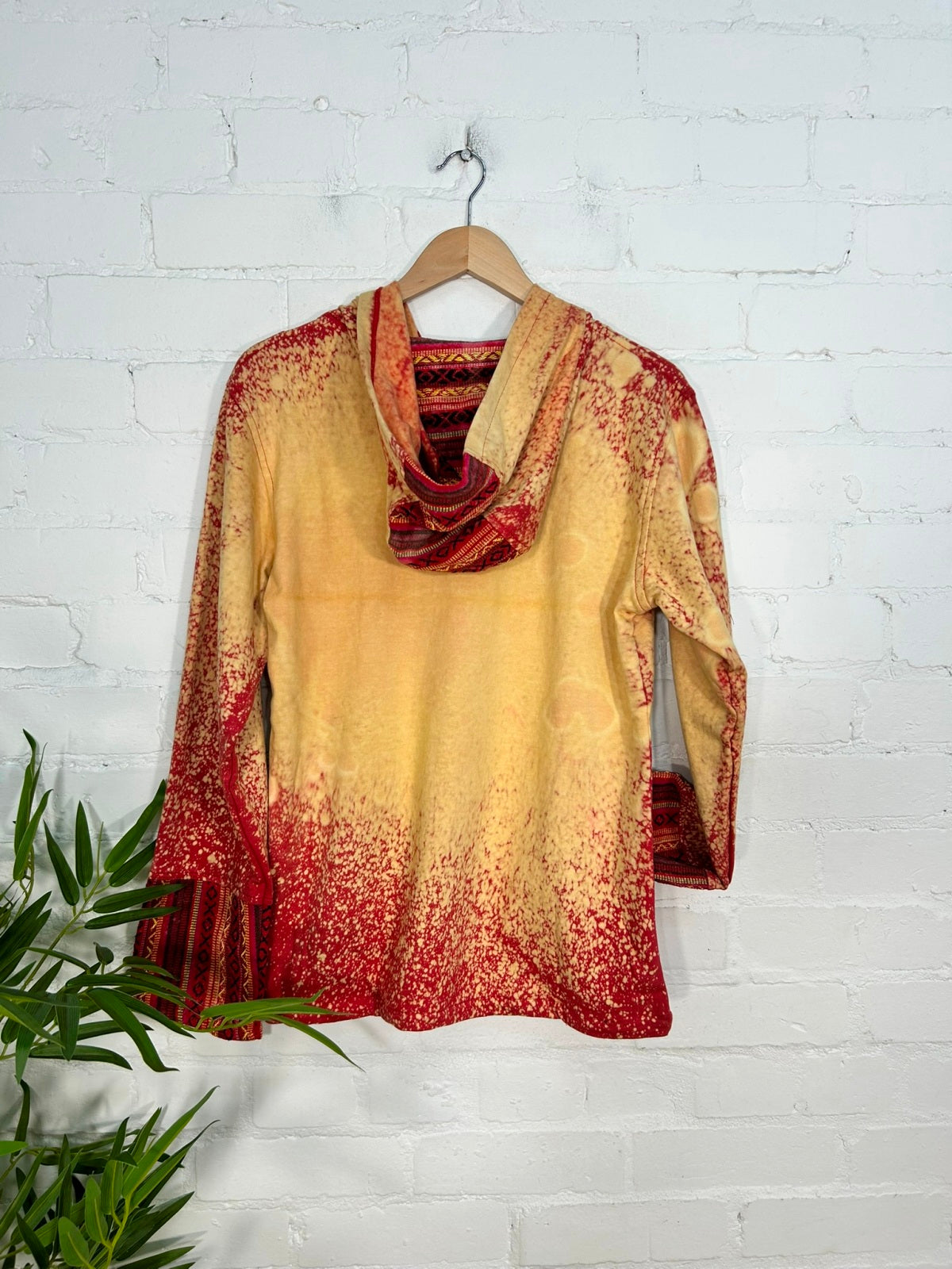 Tie Dye and Gheri Zip Hood jacket