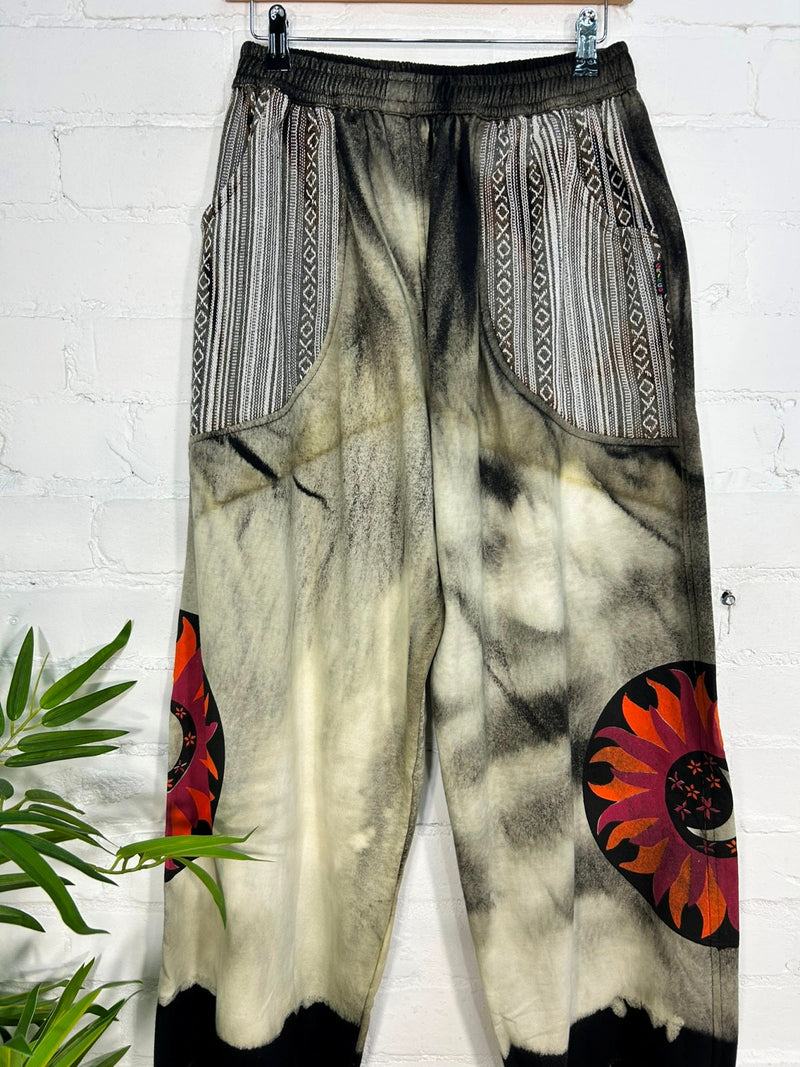 Tie Dye and Gheri Harem Trousers