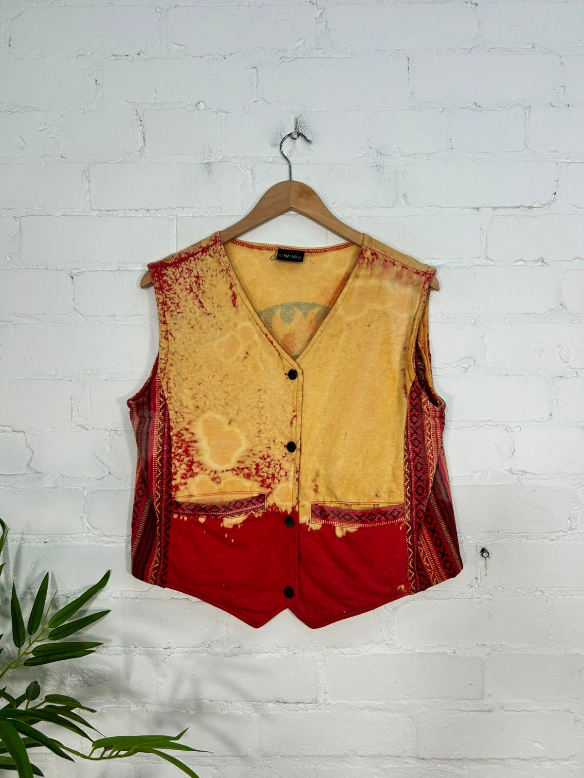 Tie Dye and Gheri Waistcoat