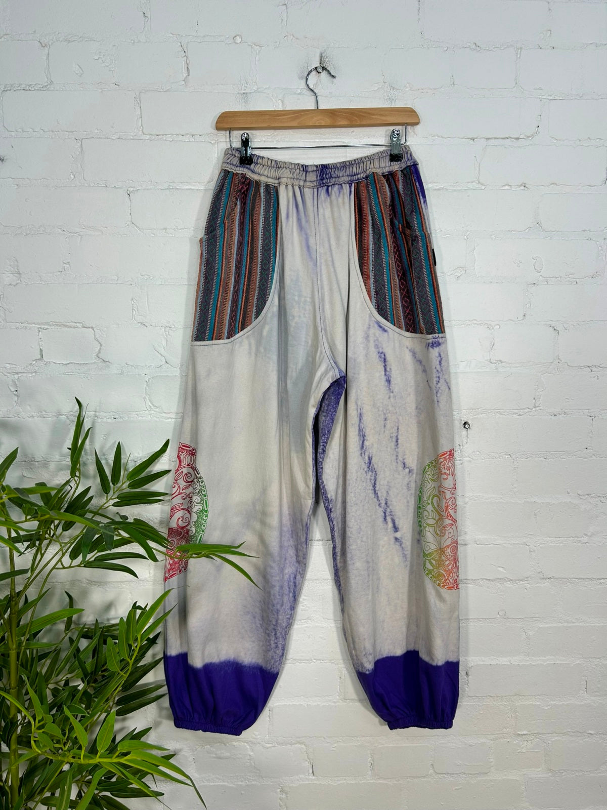 Tie Dye and Gheri Harem Trousers