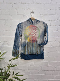 Tie Dye and Gheri Hood Top
