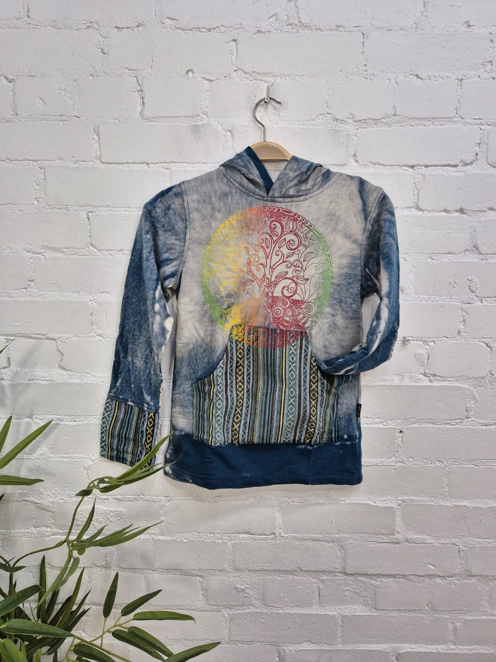 Tie Dye and Gheri Hood Top