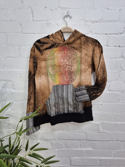 Tie Dye and Gheri Hood Top