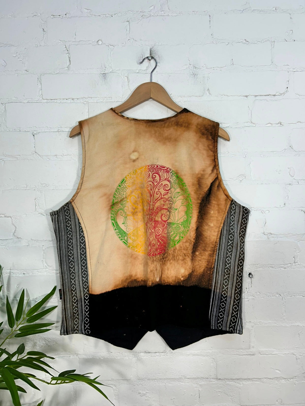 Tie Dye and Gheri Waistcoat