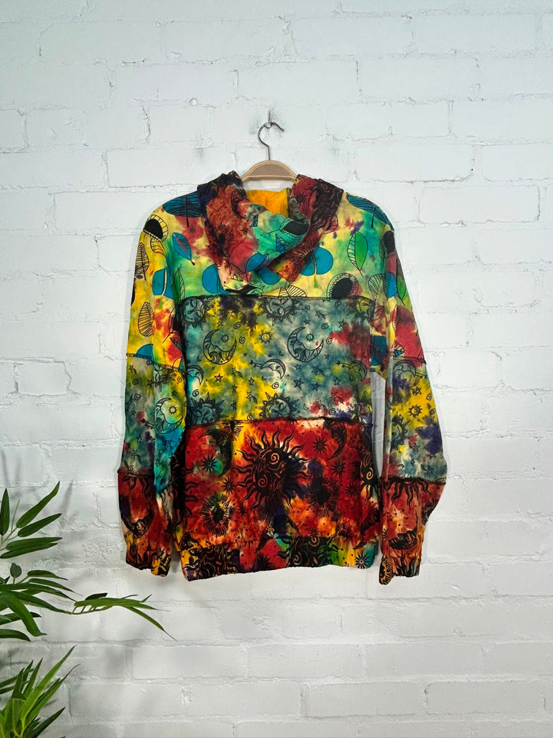 Tie Dye Zip Hood Jacket