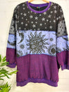 Dark Multi Patch Oversized