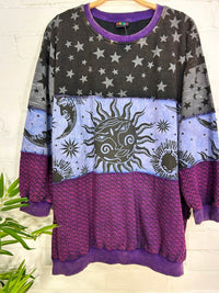 Dark Multi Patch Oversized
