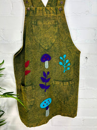Short Dungaree Dress