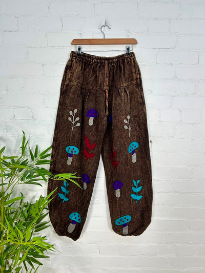 Embroidered Harem Trousers
