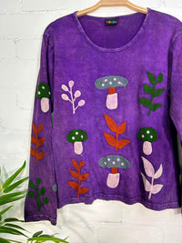 Embroidered Long Sleeve T-Shirt