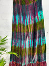 Multi Tie Dye Velvet Wide Leg Trousers