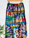 Multi Tie Dye Velvet Harem Trousers