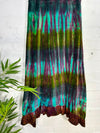 Multi Tie Dye Velvet Long Skirt