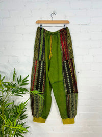 Brushed Gheri and Stonewash Harem Trousers