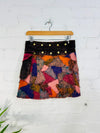 Short Patch Popper Skirt