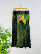 Long Patch Skirt