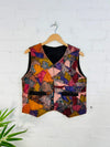 Patch Cropped Waistcoat