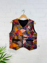 Patch Cropped Waistcoat