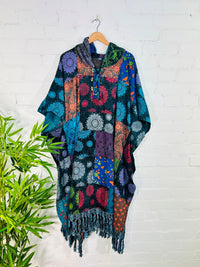 Long Patch Poncho