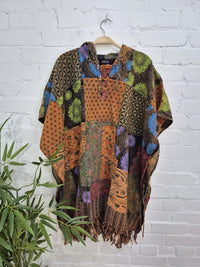 Long Patch Poncho