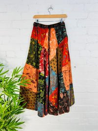 Long Patch Skirt