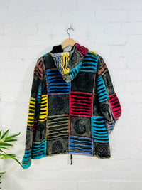 Lined Patch and Slash Jacket