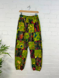 Tie Dye Patchwork Harem Trousers