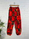 Tie Dye Patchwork Harem Trousers