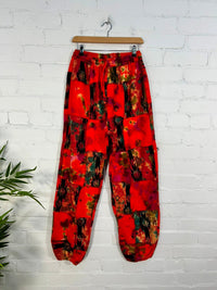 Tie Dye Patchwork Harem Trousers