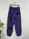 Print and Gheri Patch Harem Trousers