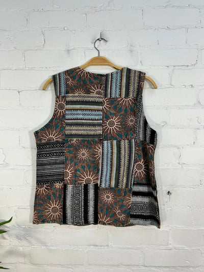 Print and Gheri Waistcoat